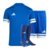 Strój piłkarski adidas squadra 25 w niebieskim kolorze