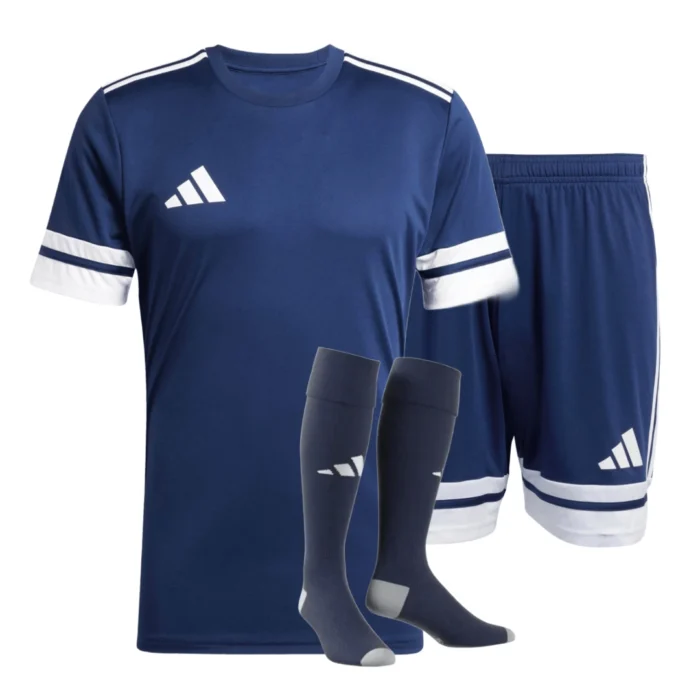 Strój piłkarski adidas squadra 25 w granatowym kolorze