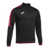 Bluza sportowa marki Joma w czarnym kolorze z czerwonymi elementami