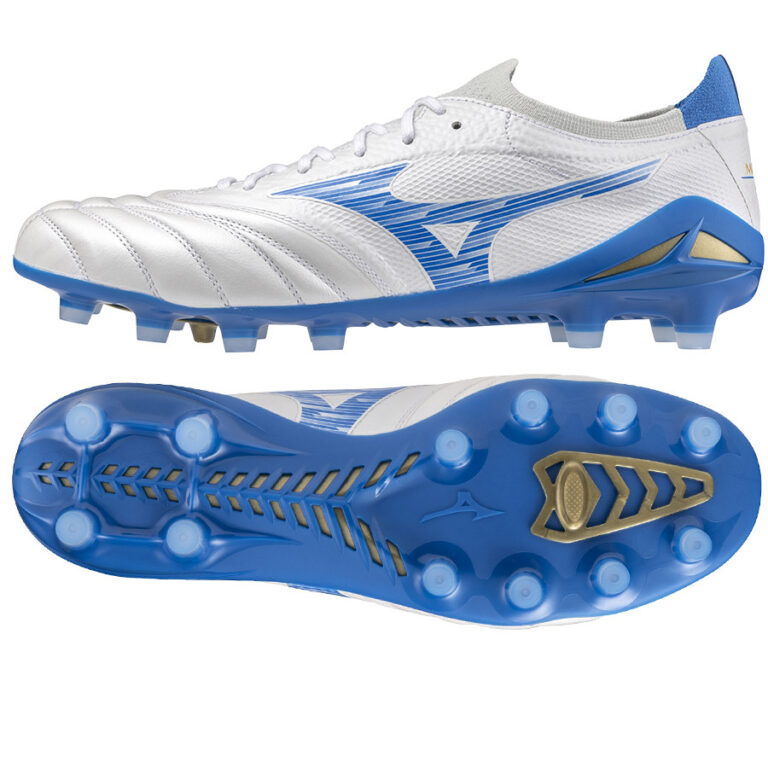Skórzane korki Mizuno Morelia Neo IV Beta Elite FG na naturalną murawę.