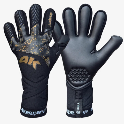 Profesjonalne rękawice 4keepers Elite Drake NC Junior dla dzieci z pianką Giga Grip.