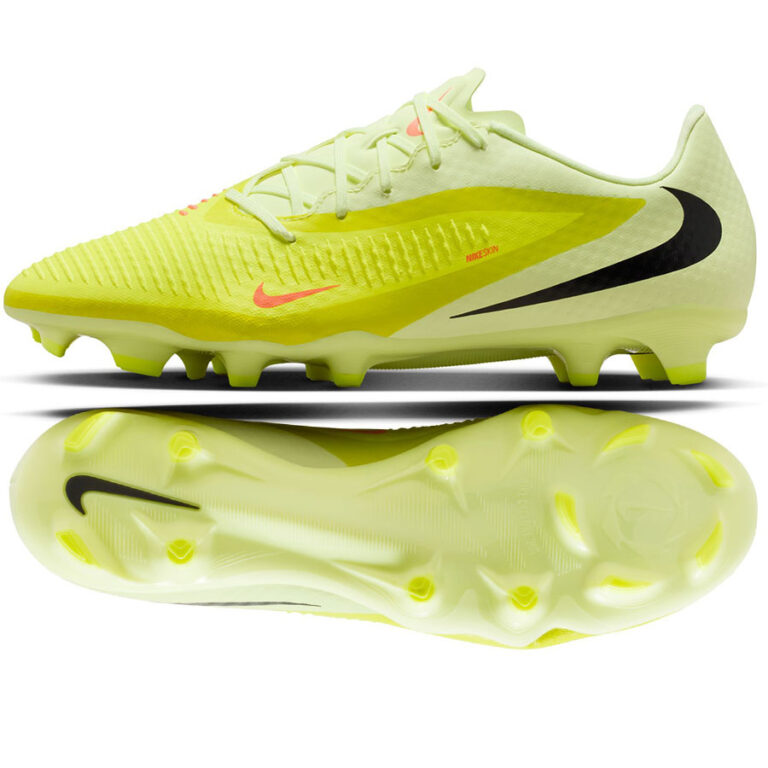 Nowoczesne buty piłkarskie Nike Phantom 6 Low Academy FG/MG w kolorystyce meczowej.