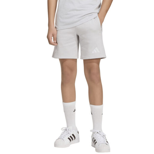 Spodenki adidas Entrada 26 Sweat Short Junior szare bawełniane