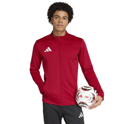 Czerwona bluza męska adidas Entrada 26 Track Jacket rozpinana bluza z zamkiem