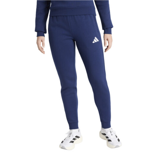 Oryginalne spodnie adidas damskie ENTRADA 26 z miękkiej dzianiny polarowej