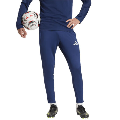Granatowe spodnie treningowe męskie adidas Entrada 26 z technologią Climacool