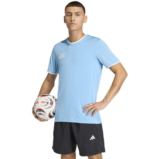 Koszulka męska adidas w jasnoniebieskim kolorze