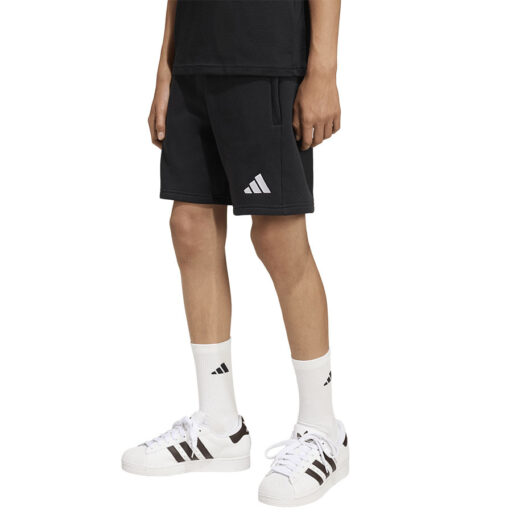 Spodenki adidas Entrada 26 Sweat Short Junior czarne bawełniane