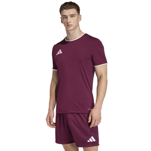 Koszulka męska adidas w bordowym kolorze