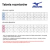 Tabela rozmiarów butów Mizuno